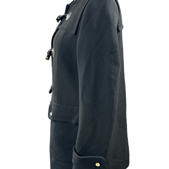 Black Zara Toggle Coat size Medium - Picture 4 of 8